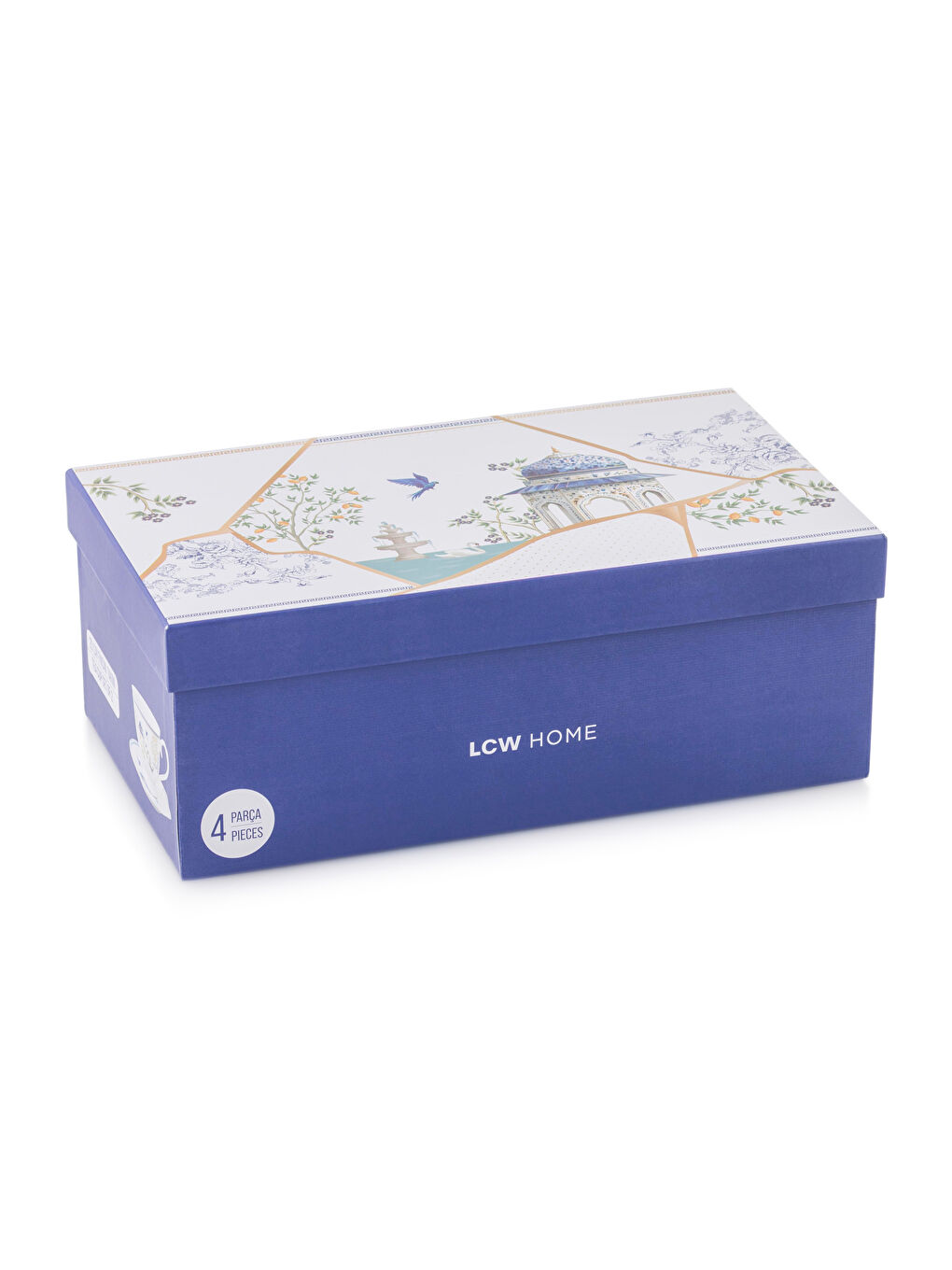 Karışık Baskılı 2 Kişilik Porselen Kahve Fincan Takımı 220 ml
-3