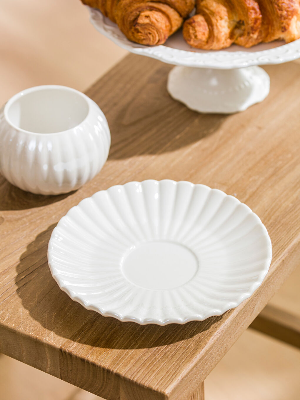 Beyaz Porselen Kahve Fincanı 130 ml-1