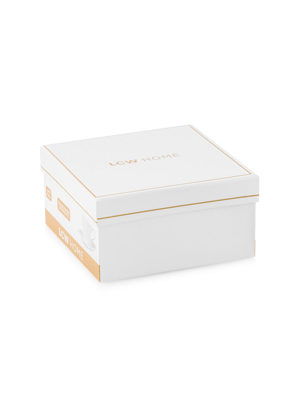 Beyaz Desenli Porselen Kahve Fincan Takımı-3