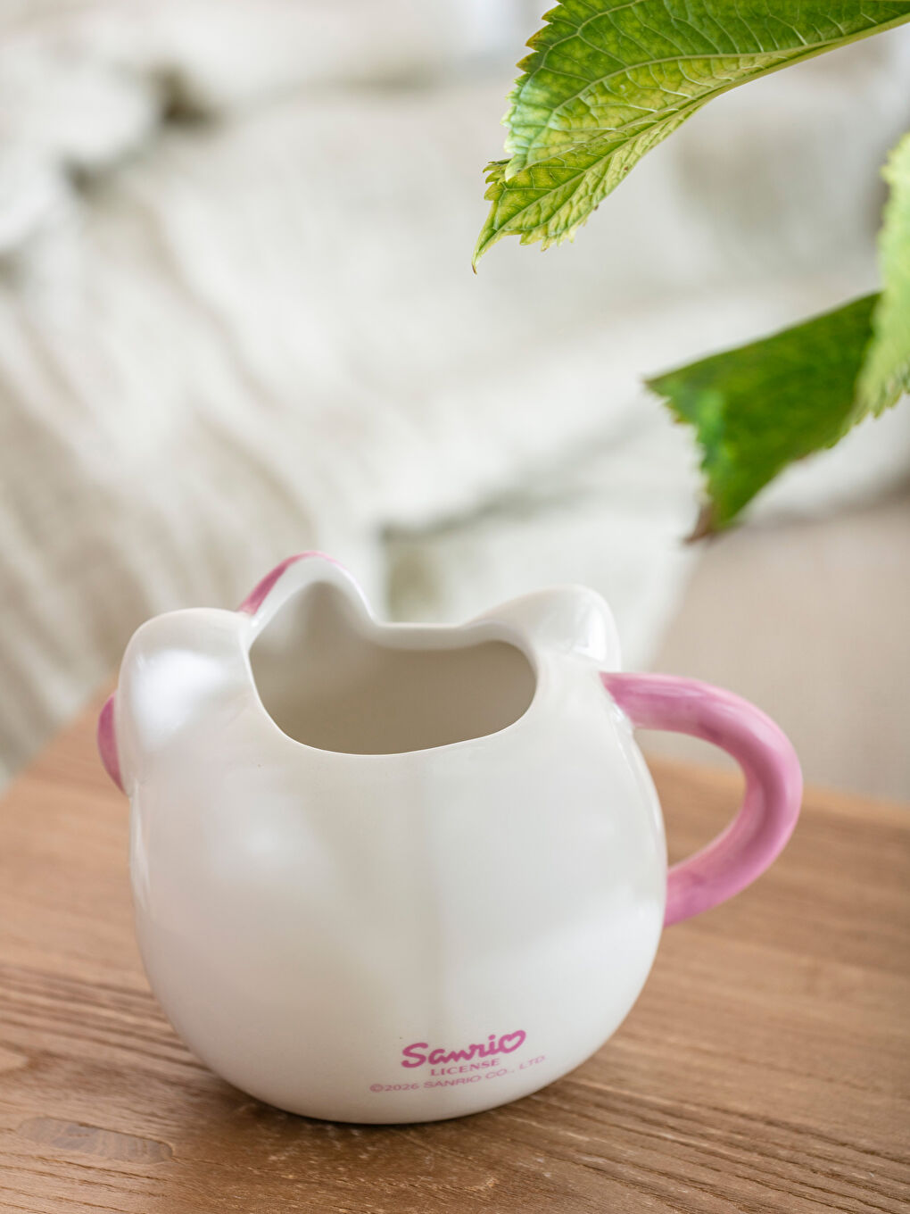 Beyaz Hello Kitty Baskılı Seramik Kupa 365 ml-1