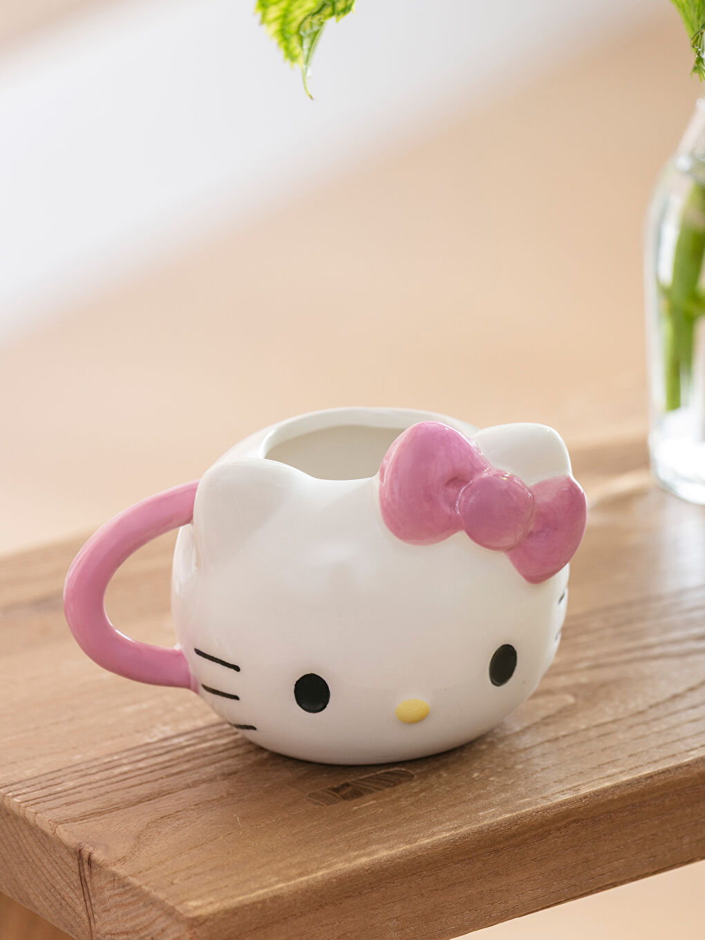 Beyaz Hello Kitty Baskılı Seramik Kupa 365 ml-2