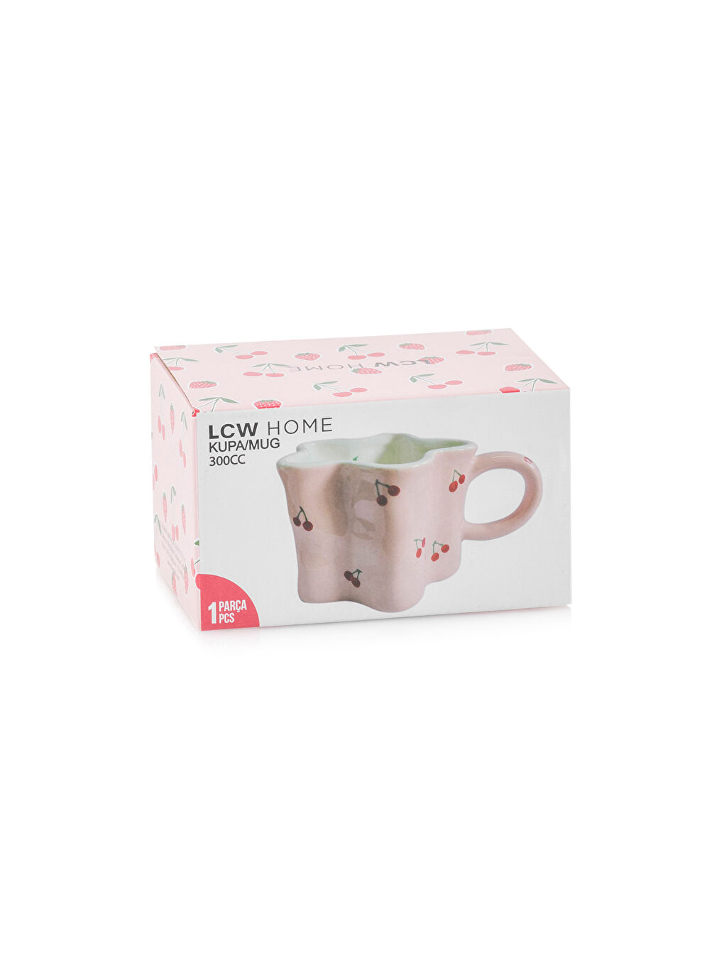 Karışık Kiraz Baskılı Porselen Kupa 300 ml-3