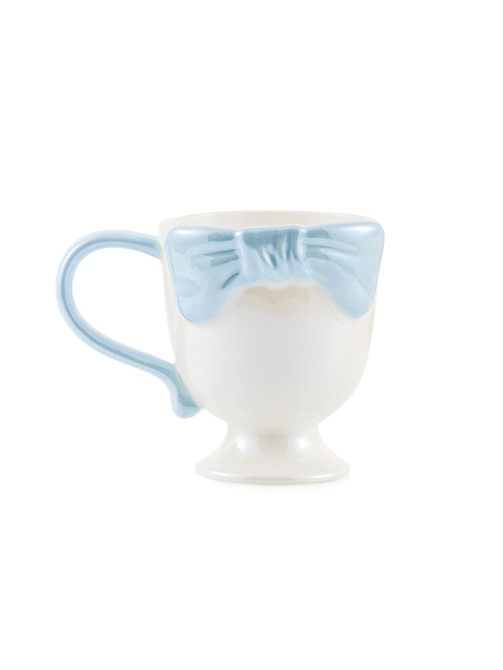 Beyaz Fiyonk Baskılı Kupa-4