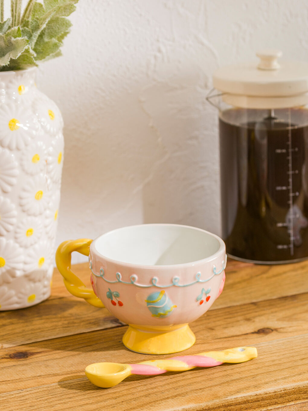 Karışık Baskılı Porselen Kupa  320 ml-1