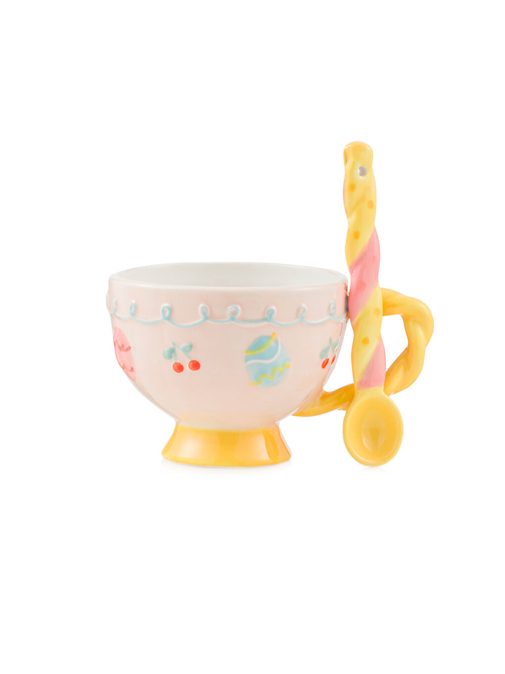 Karışık Baskılı Porselen Kupa  320 ml-4