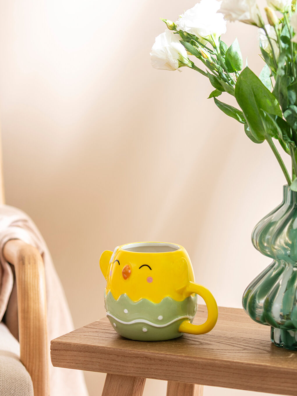 Whimsical Chick Porcelain Mug, 320 ml