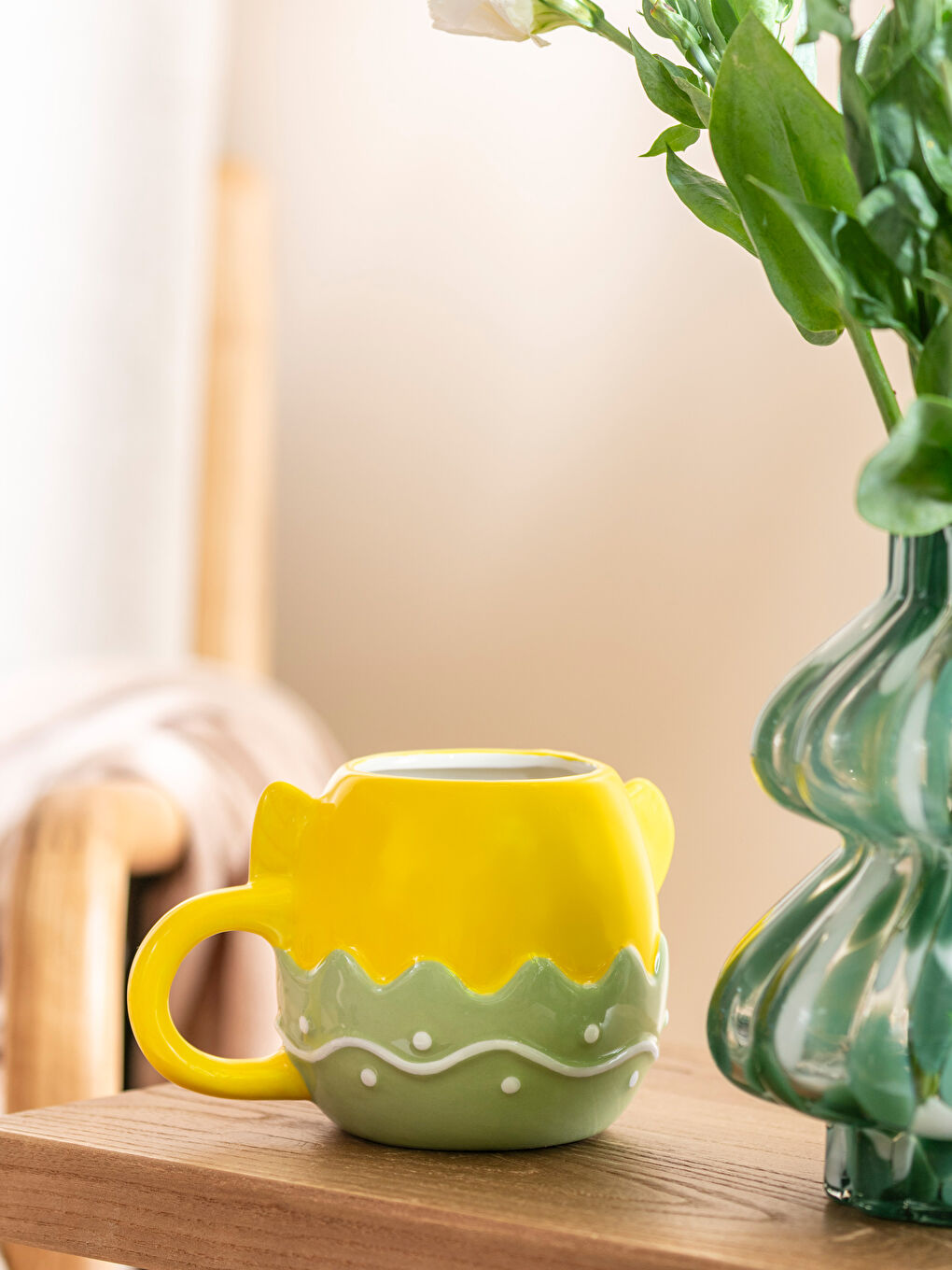 Whimsical Chick Porcelain Mug, 320 ml-1