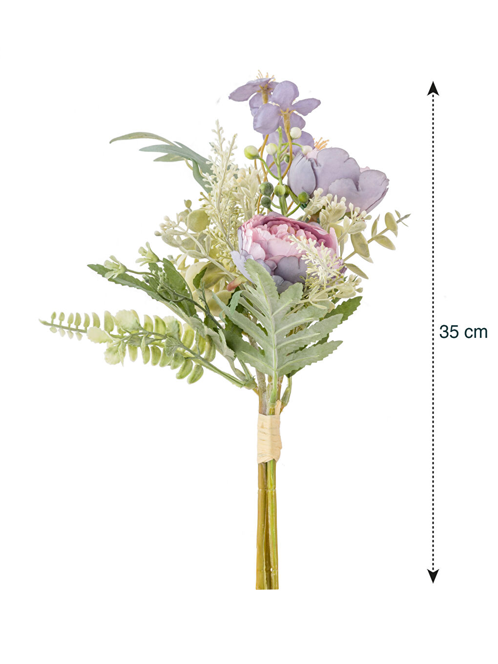 Karışık Dekoratif Yapay Çiçek 35 cm-3