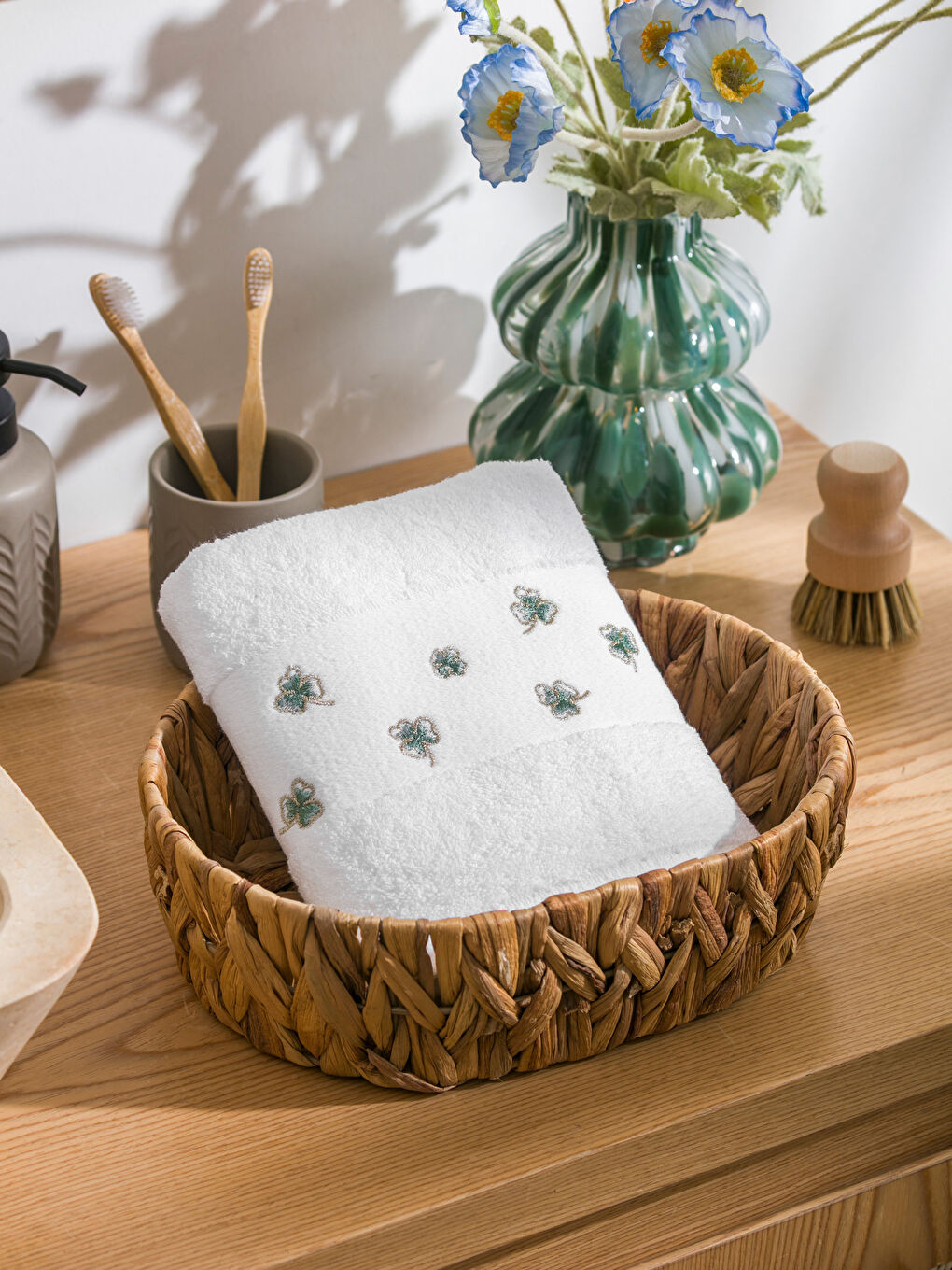 منشفة يد أبيض-1