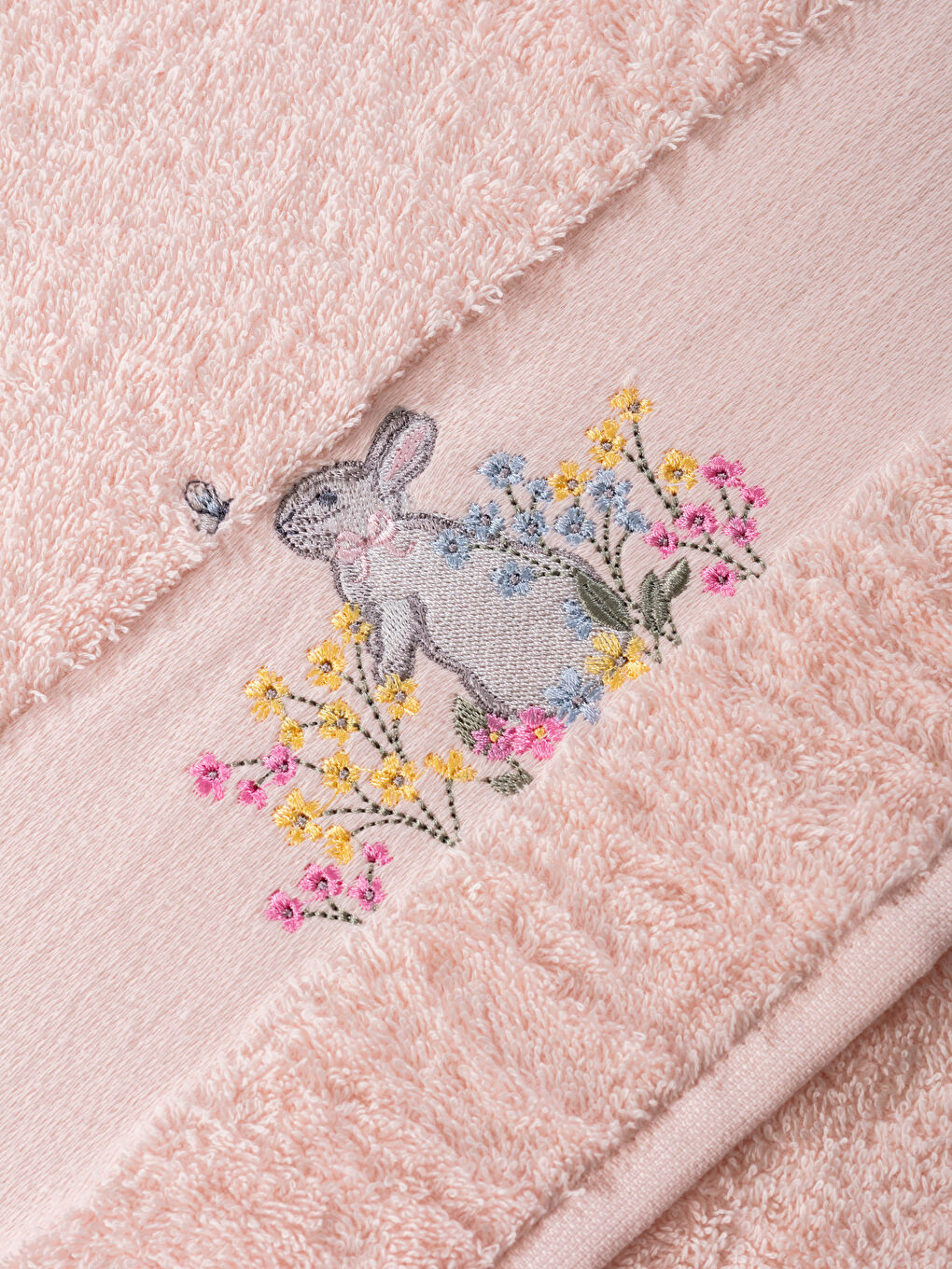 Embroidered Cotton Face Towel 50x80 cm-4