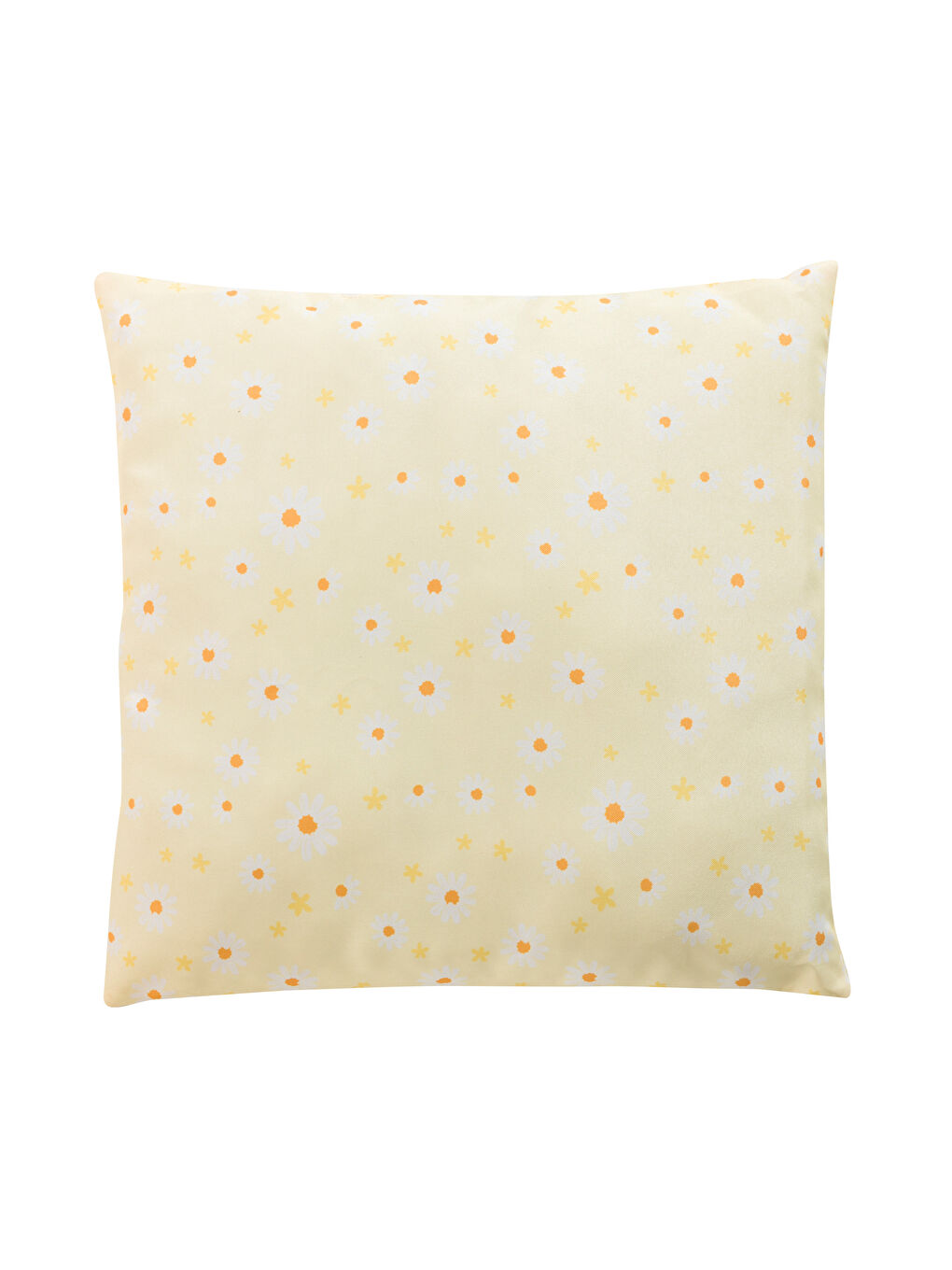 Karışık Çiçek Baskılı Kırlent Kılıfı 45x45 cm-2