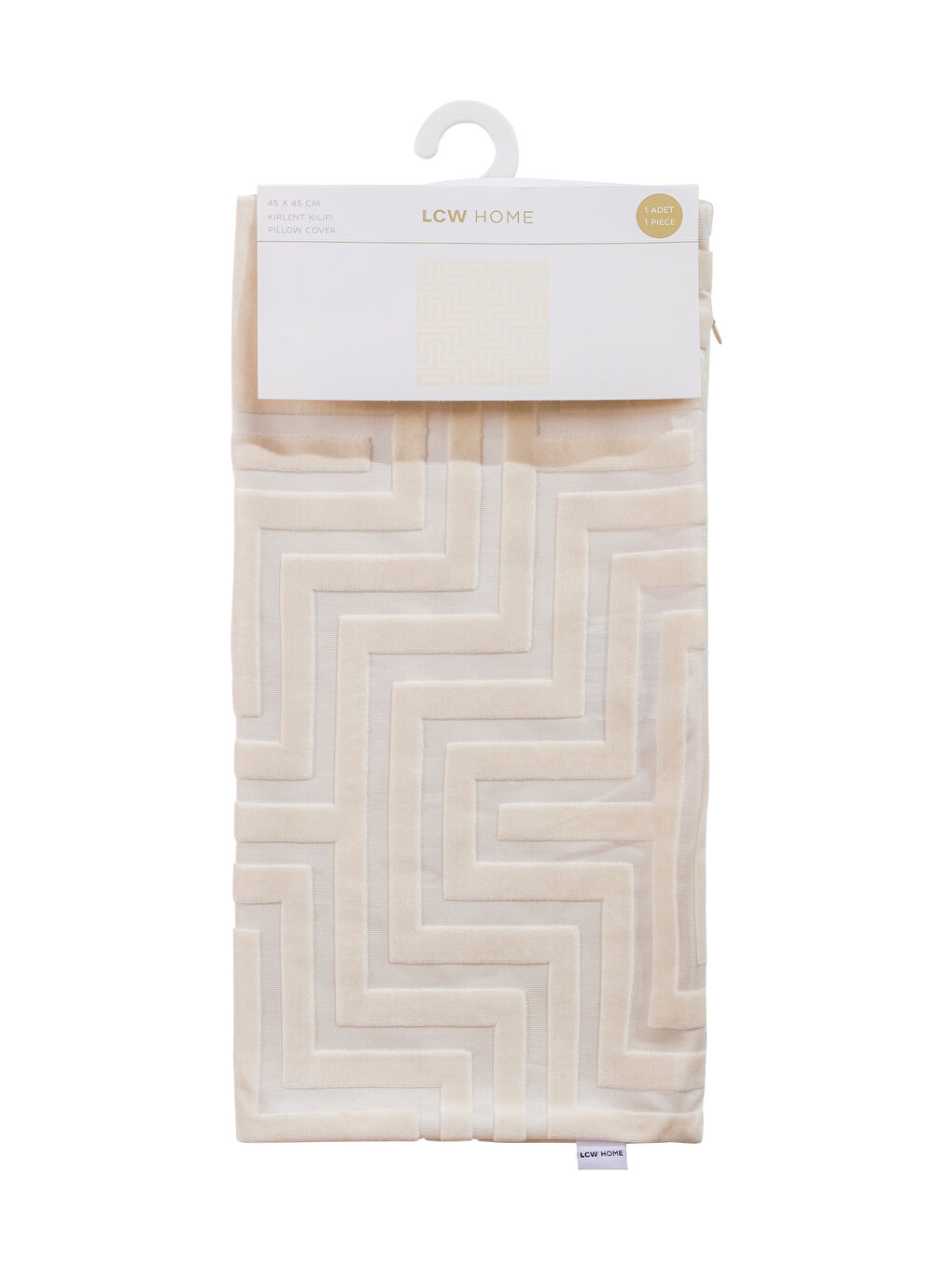 Geometrik Desenli Kırlent Kılıfı 45x45 cm-4