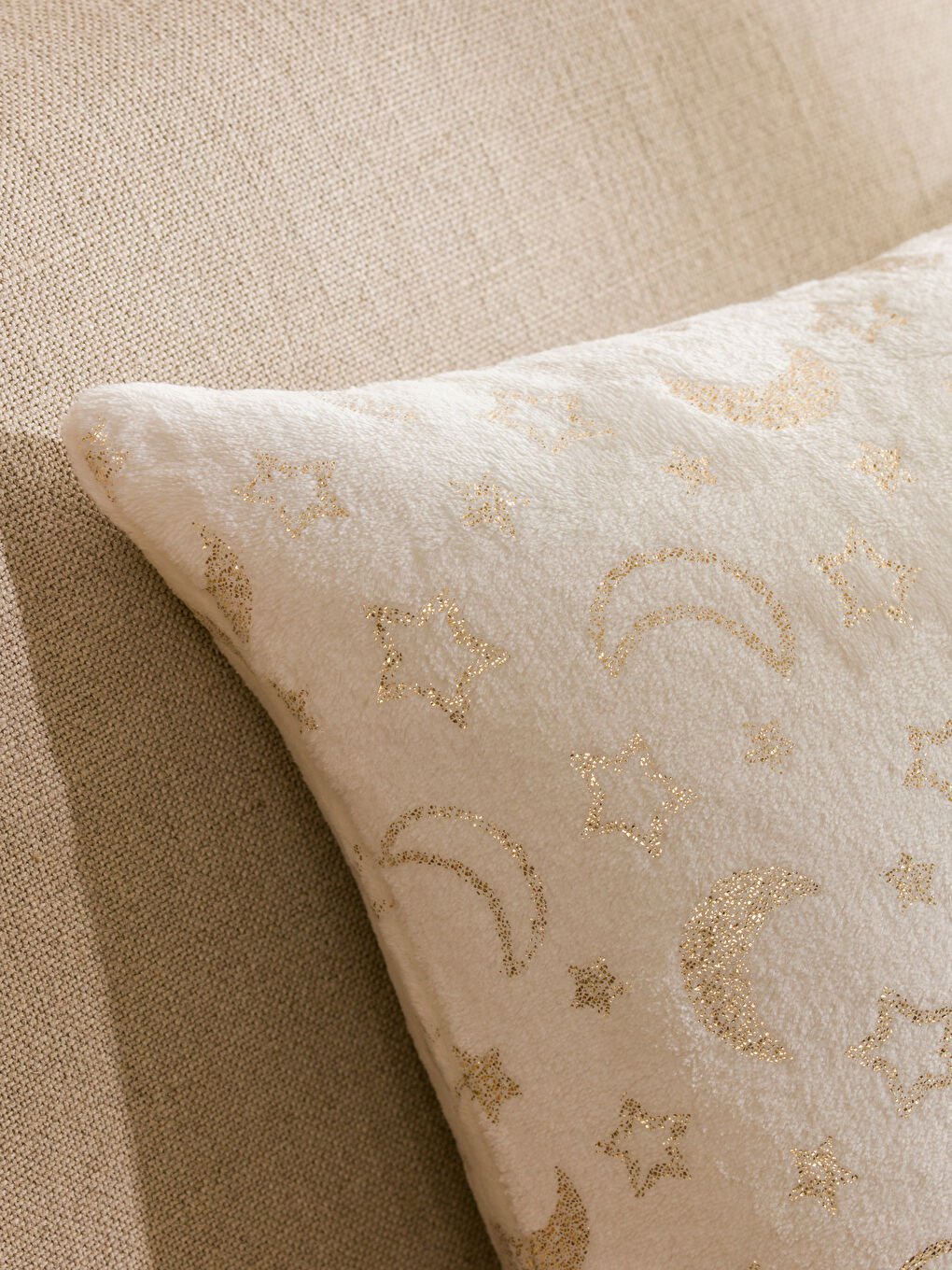 Housse de Coussin Imprimée Lune 45x45 cm-2