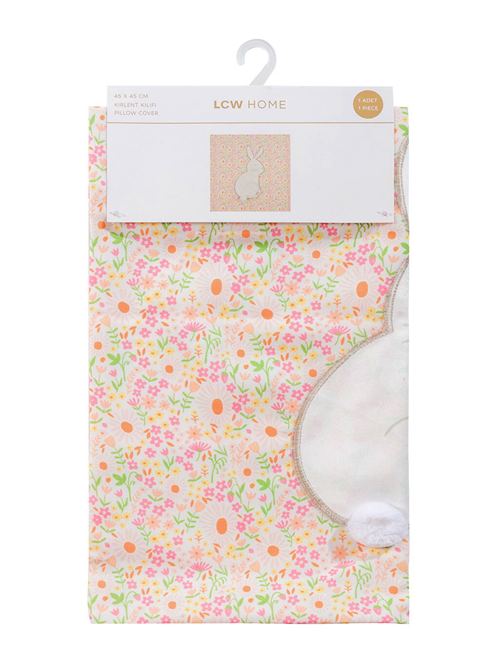 Rabbit Print Pillow Cover 45x45 cm-4