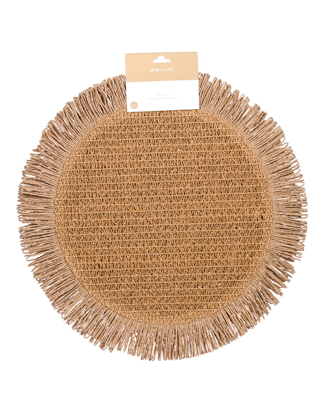 Комплект подтарельников из ротанга, 2 упаковки, 39 см-3