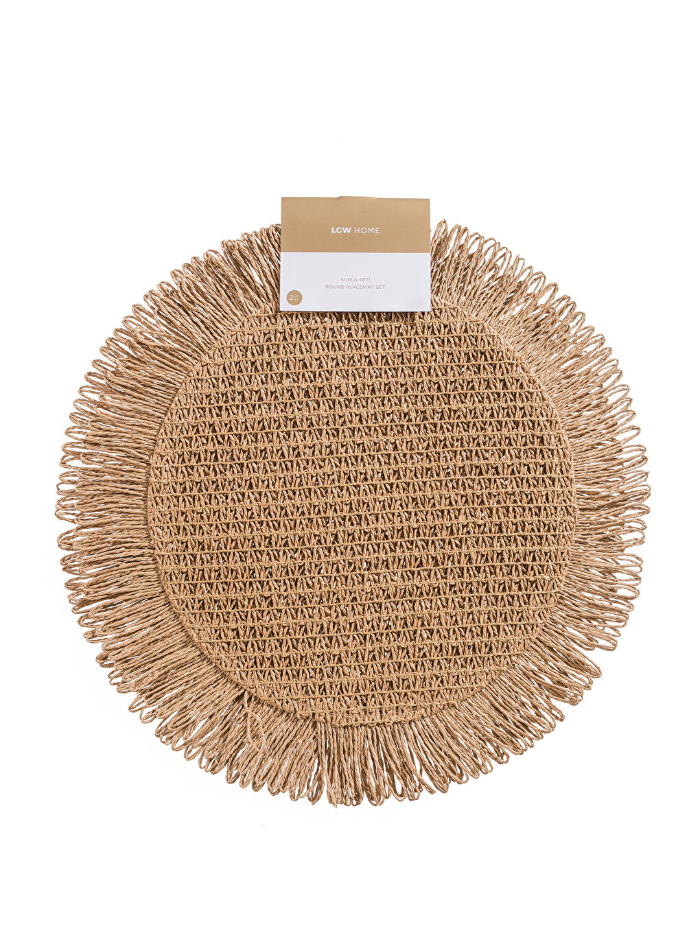 Комплект подтарельников из ротанга, 2 упаковки, 39 см-5