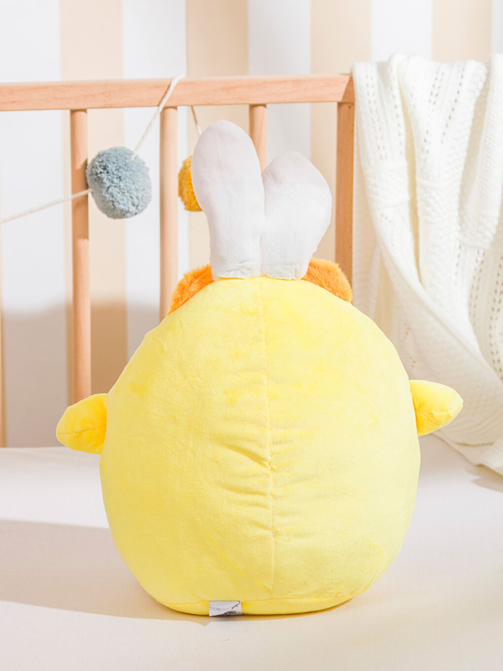 Chick-shaped Plush Baby Cushion, 42 cm.-1