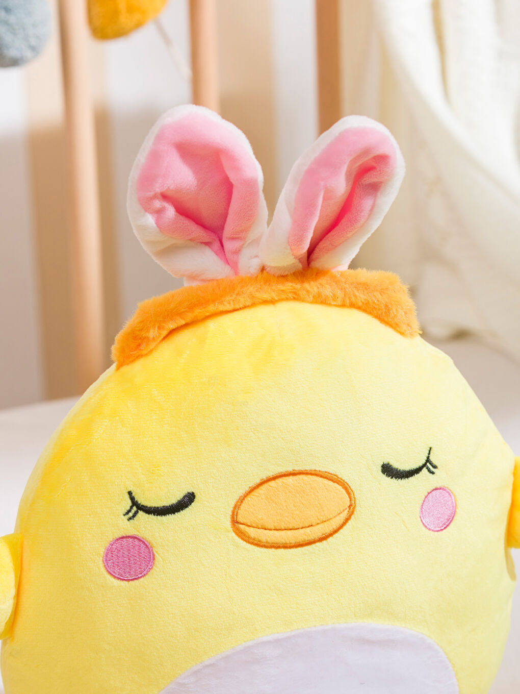 Chick-shaped Plush Baby Cushion, 42 cm.-2
