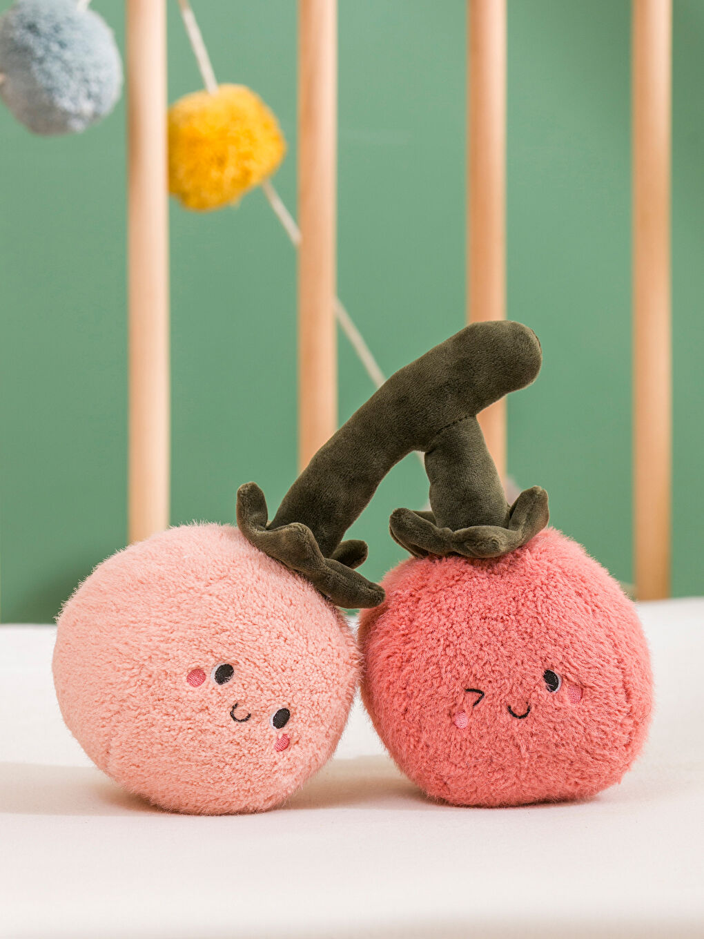 Шие өрнекті үлпілдек сәбиге арналған жастықша, 23 см.