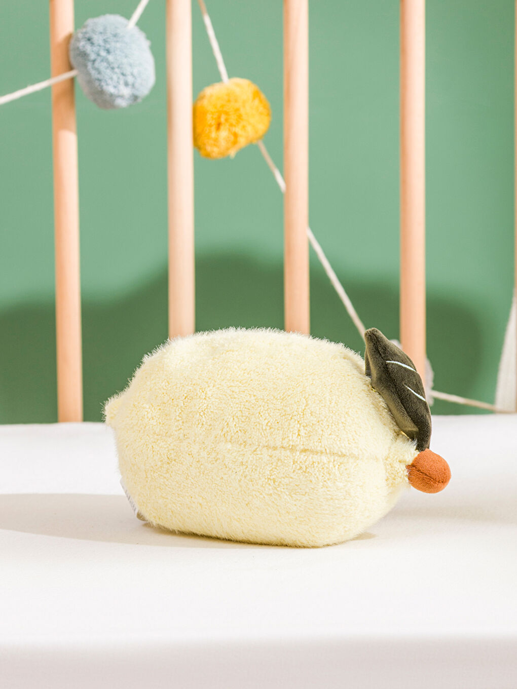 Плюшевая подушка для малышей в форме лимона, 22 см.-1