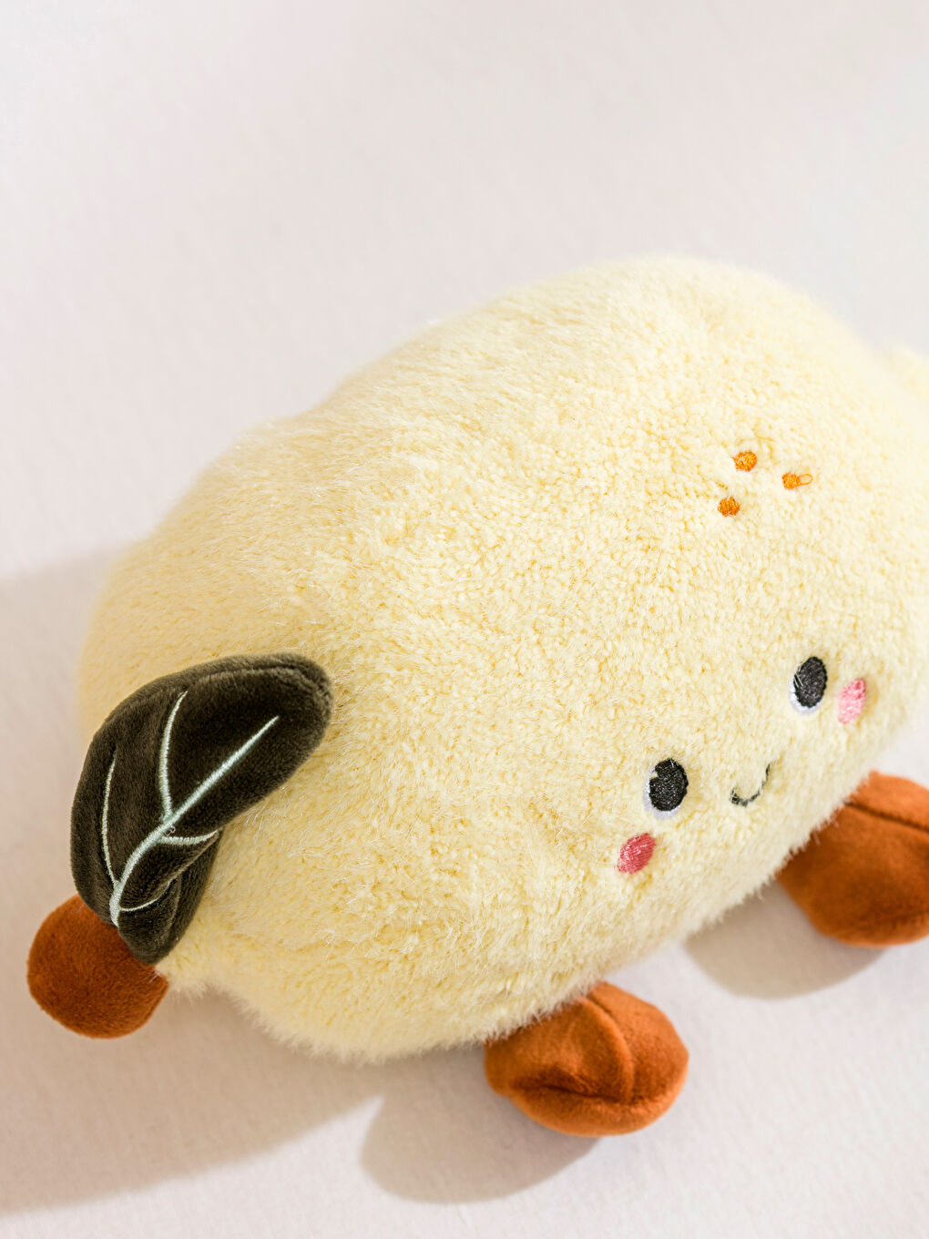 Плюшевая подушка для малышей в форме лимона, 22 см.-2