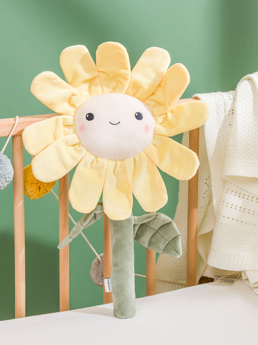 WHITE Baby's Cushion