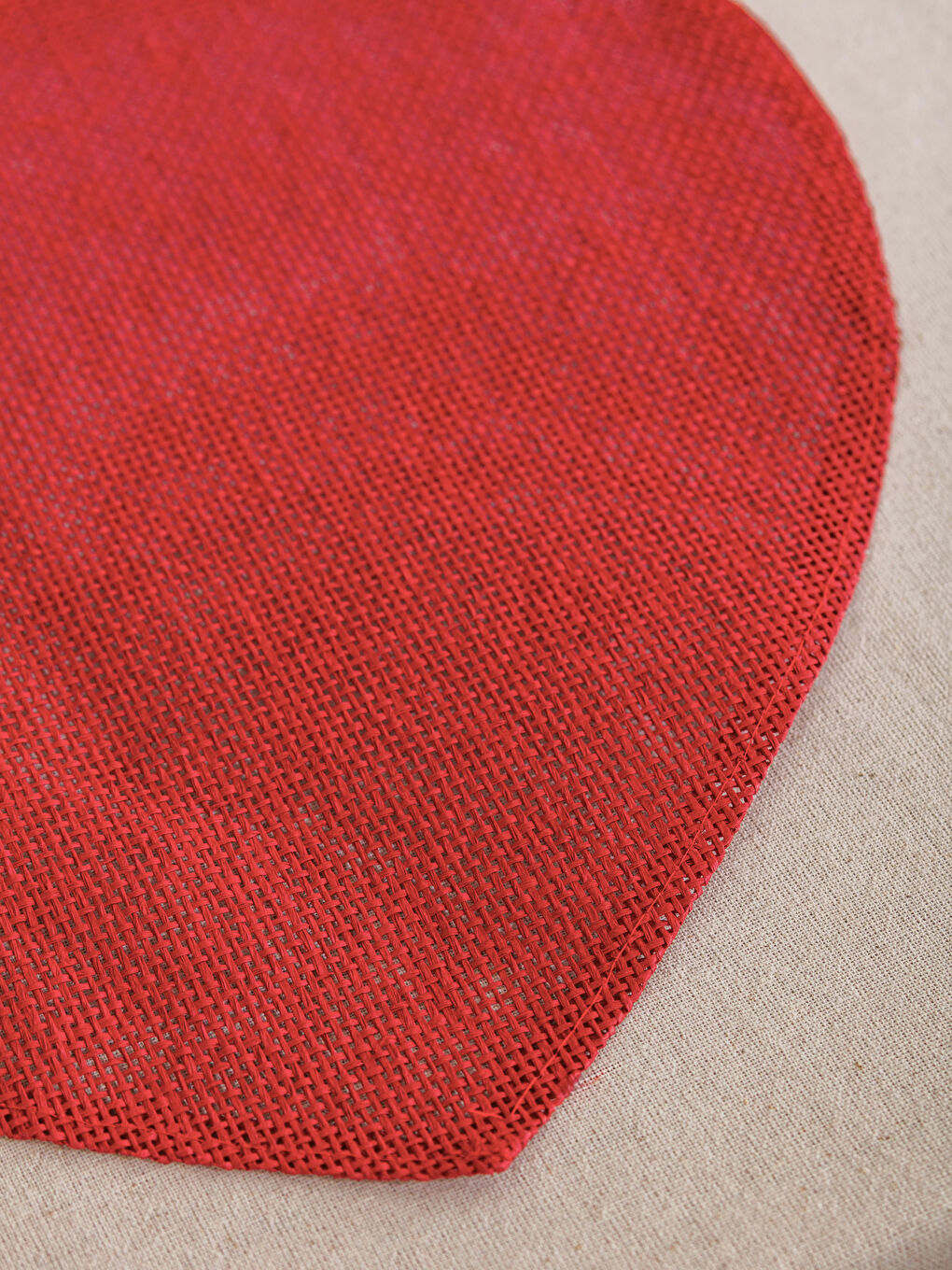 Kırmızı Kalp Figürlü Amerikan Servis 2'li 38 cm-2