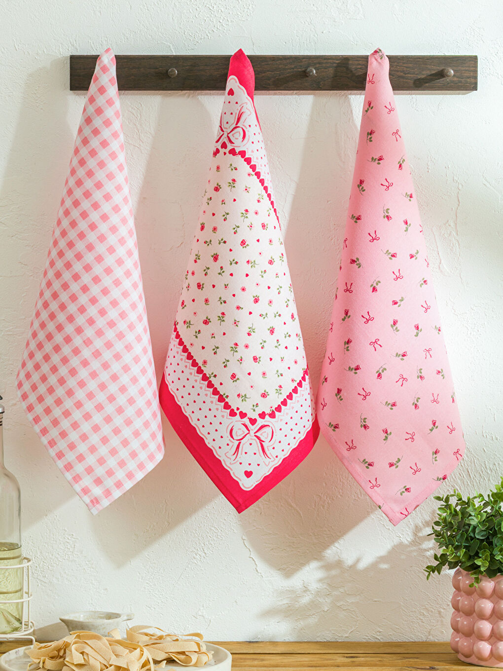 Karışık Desenli Kurulama Bezi 3'lü-1