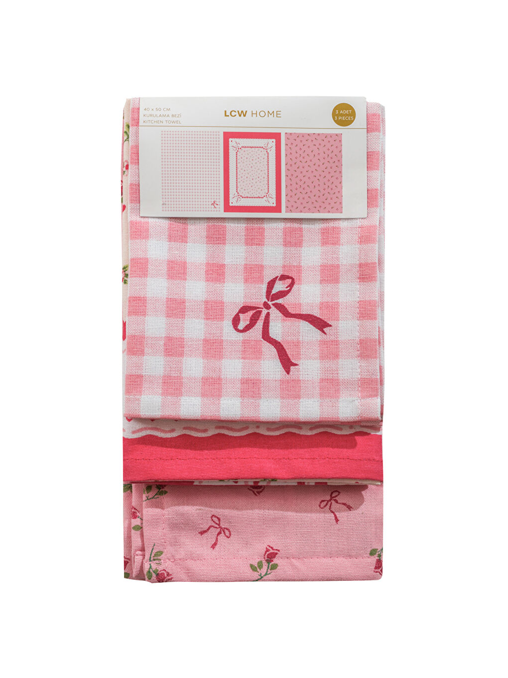 Karışık Desenli Kurulama Bezi 3'lü-4