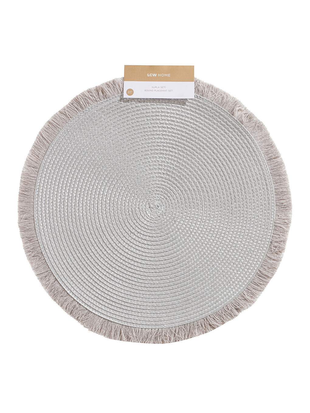 مفرش طاولة دائري 2 قطع 39 سم-4