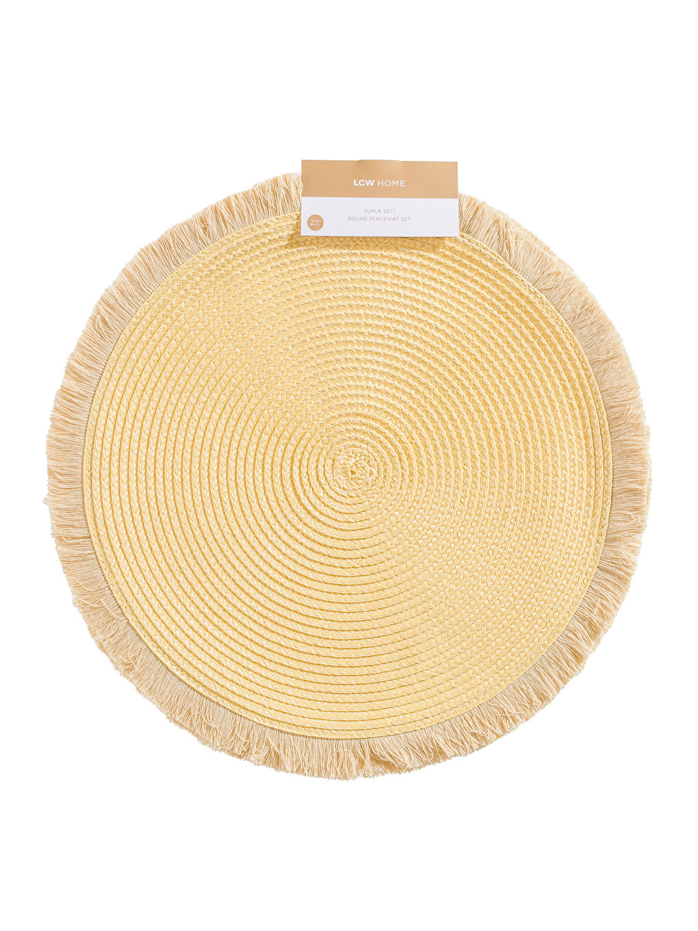 مفرش طاولة دائري 2 قطع 39 سم-4