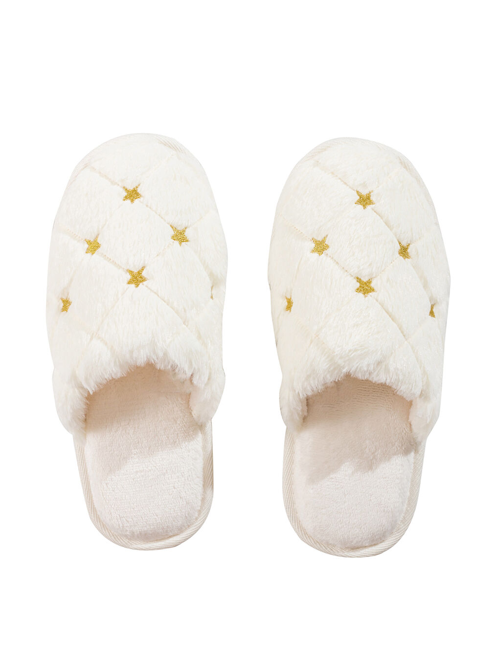 Woman ECRU Home Slippers-5