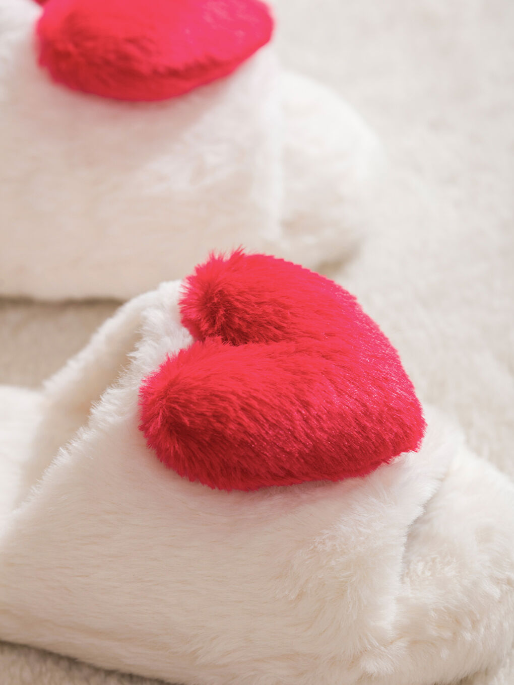 Chaussons de maison ROUGE Femme-2