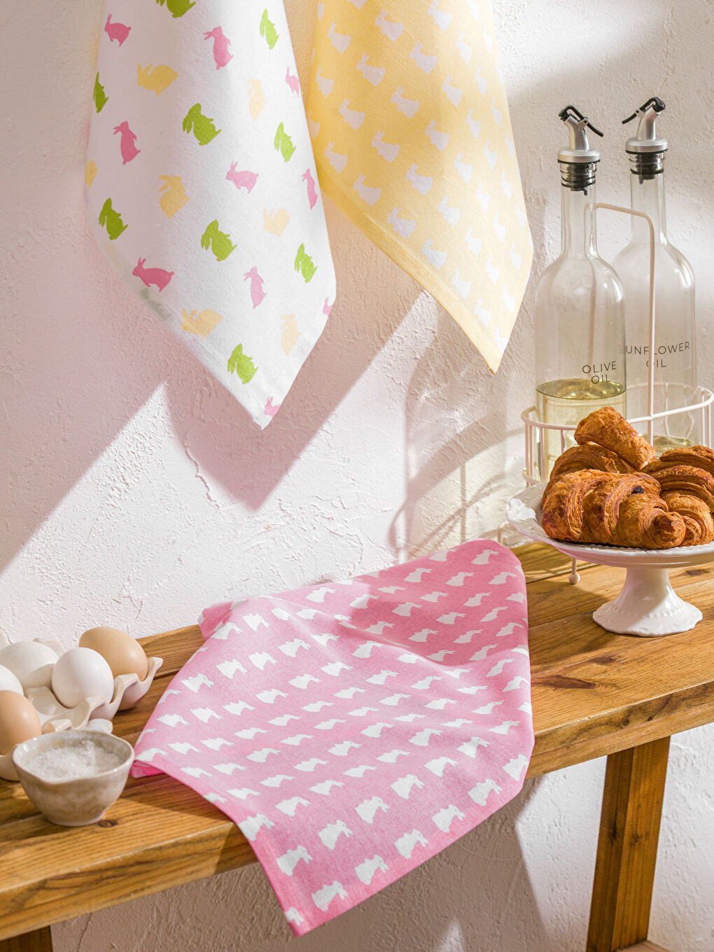 Karışık Baskılı Kurulama Bezi 3'lü 40x50 cm-1