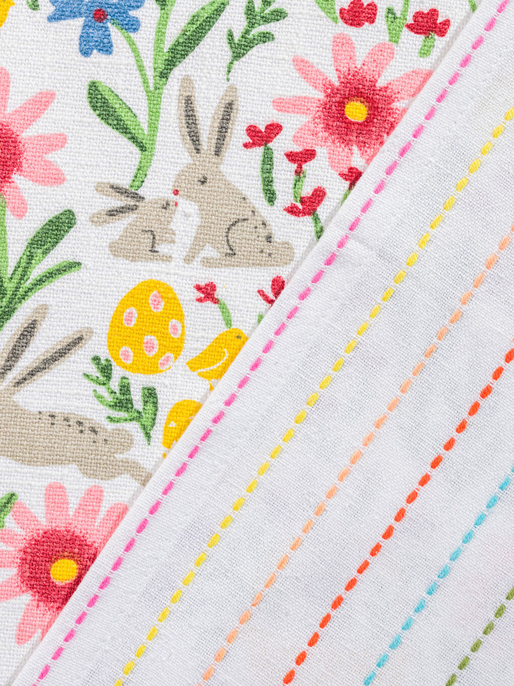 Karışık Çiçek Desenli Kurulama Bezi 2'li 40x50 cm-2