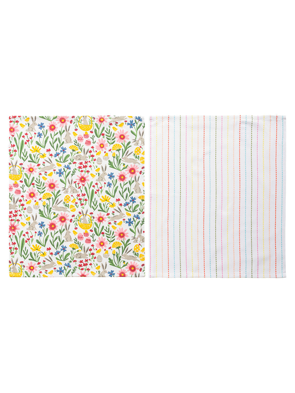 Karışık Çiçek Desenli Kurulama Bezi 2'li 40x50 cm-5