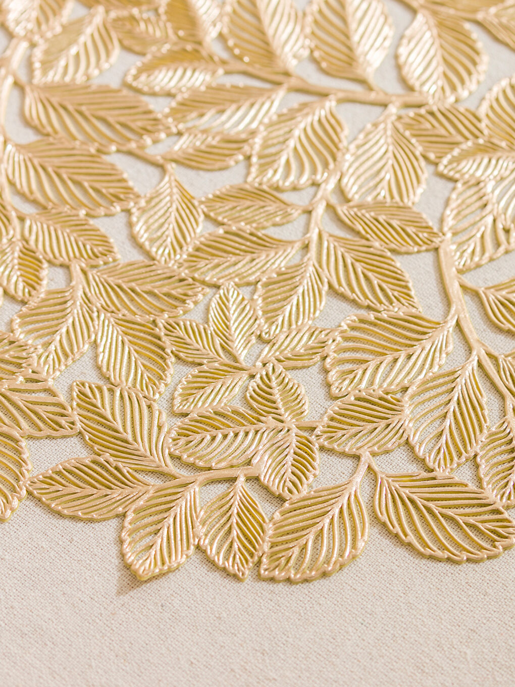 Sarı Yaprak Figürlü Supla Seti 2'li 40 cm-2