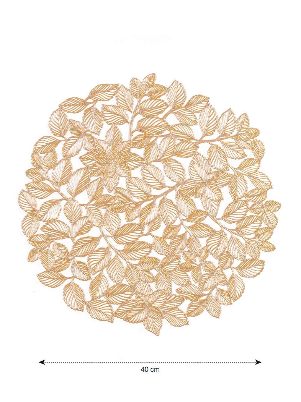 Sarı Yaprak Figürlü Supla Seti 2'li 40 cm-5