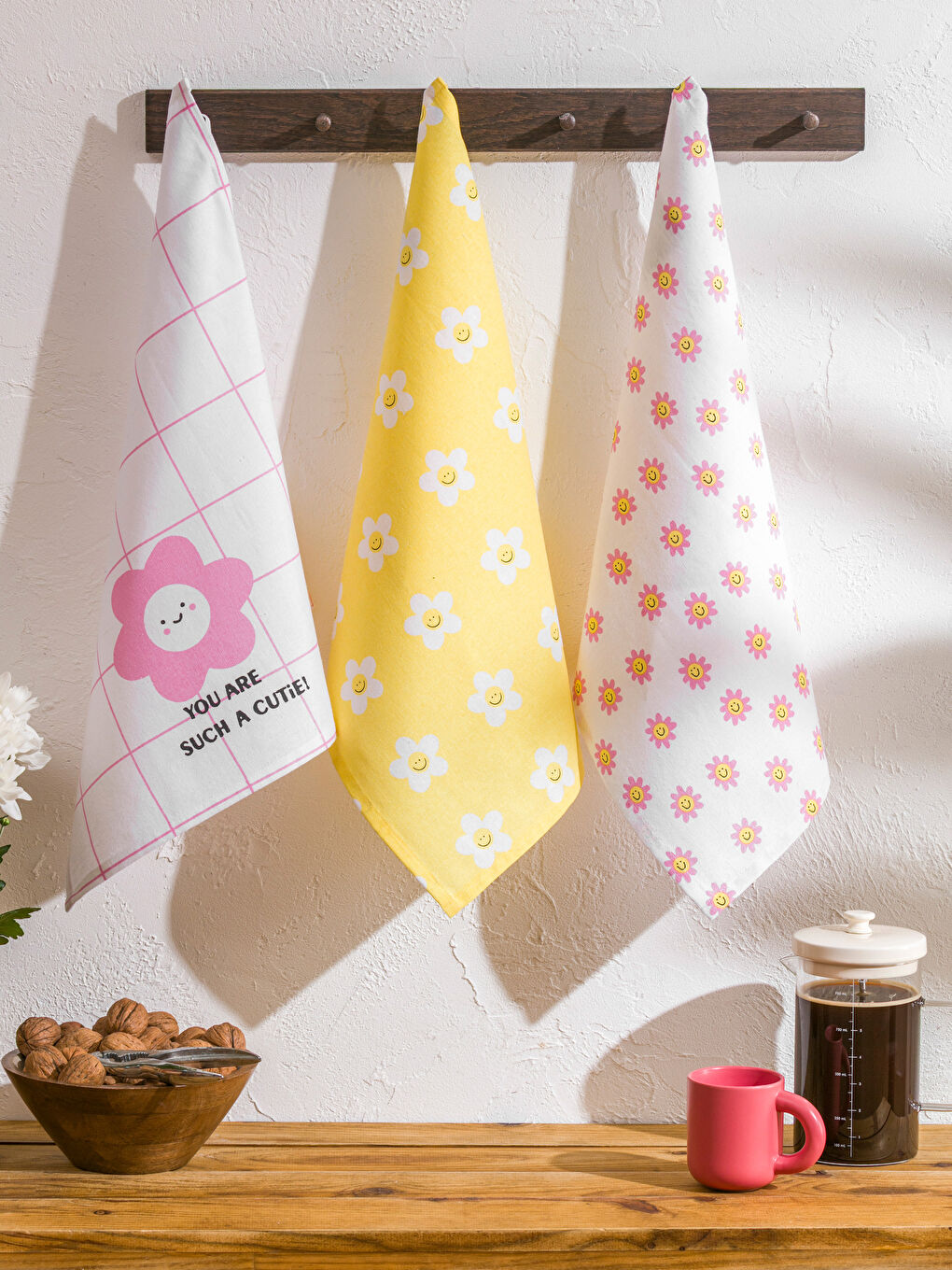 فوطة شاي خليط من الألوان