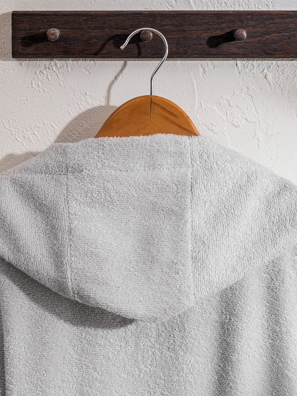 Gri Star Wars Nakışlı Erkek Bornoz -3