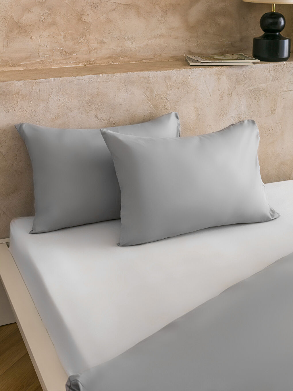 Gri Çift Kişilik Nevresim Seti-2