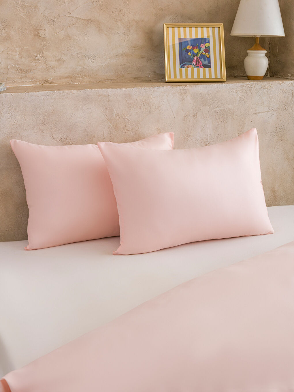 Pembe Çift Kişilik Nevresim Seti-2