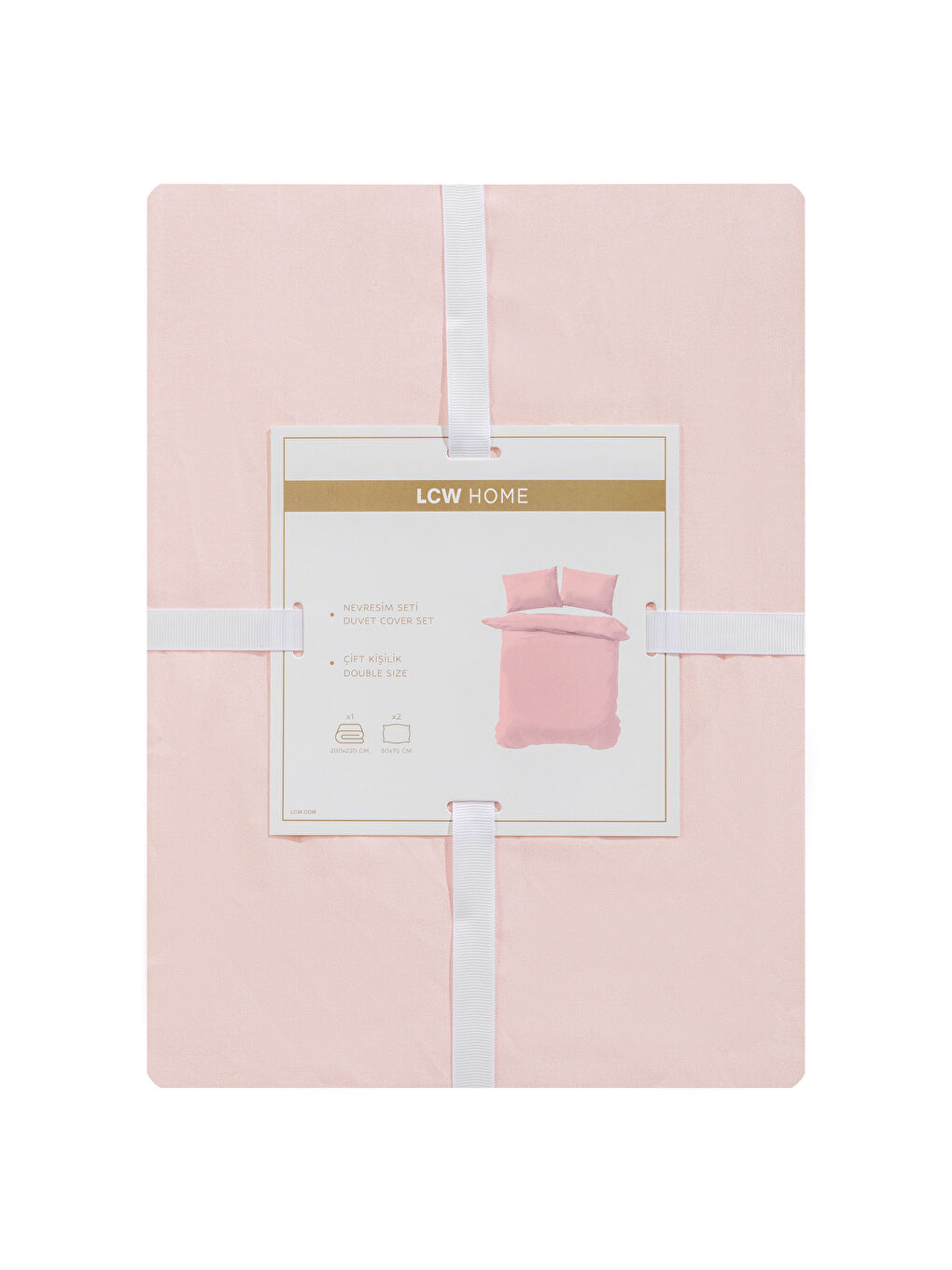 Pembe Çift Kişilik Nevresim Seti-6