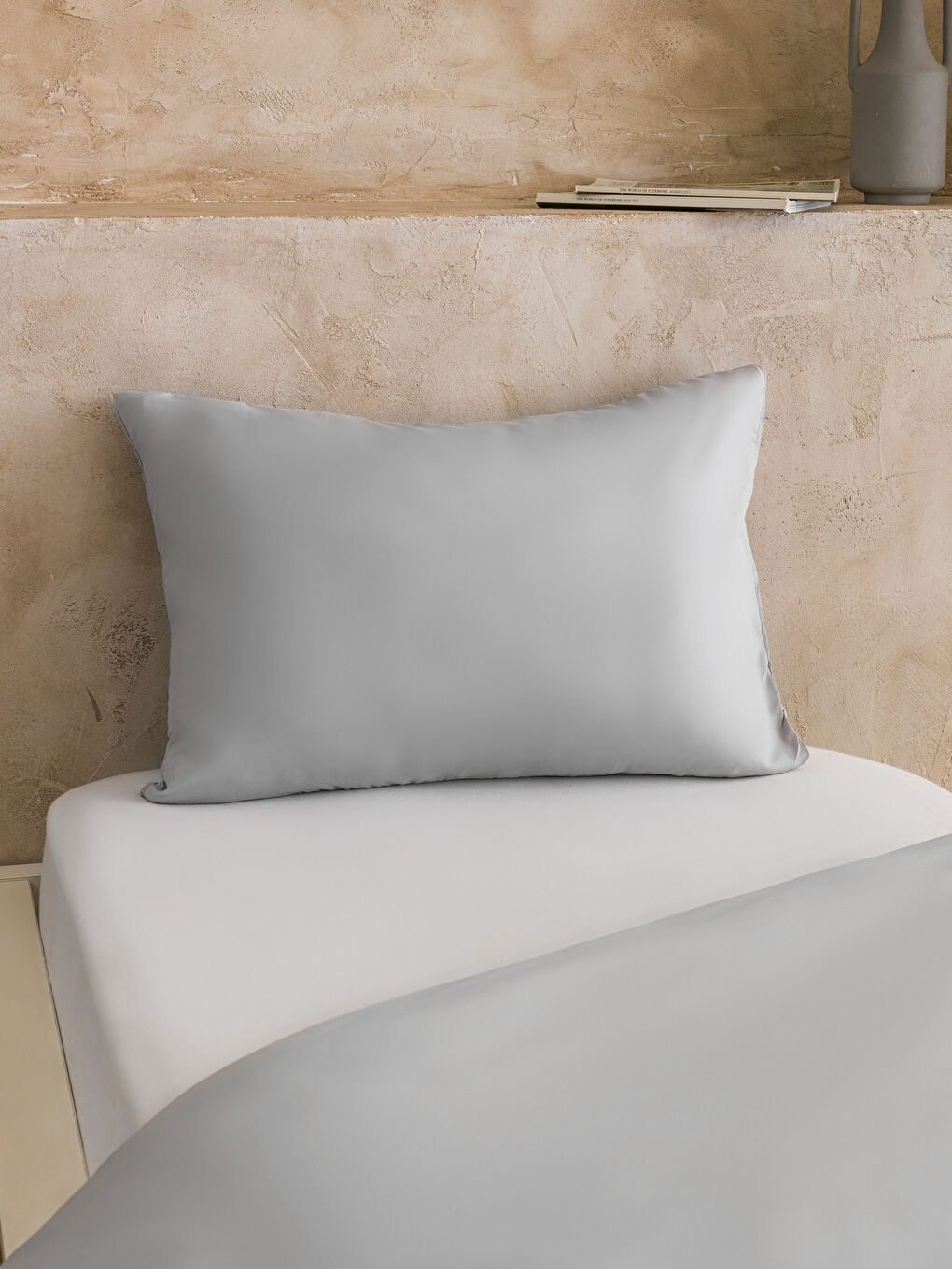 Gri Basic Tek Kişilik Nevresim Seti-2