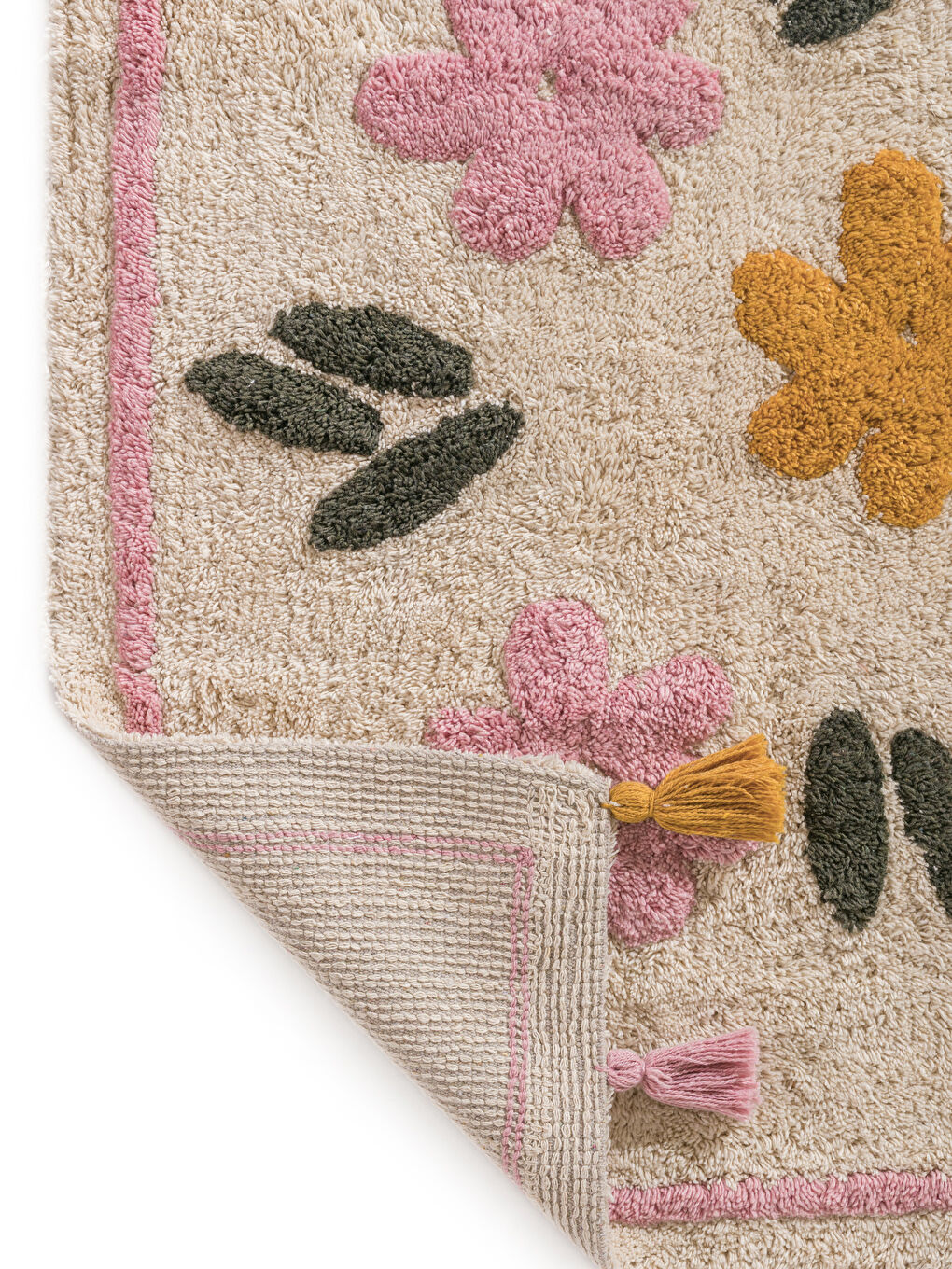 Karışık Püsküllü Banyo Paspası 50x80 cm-2