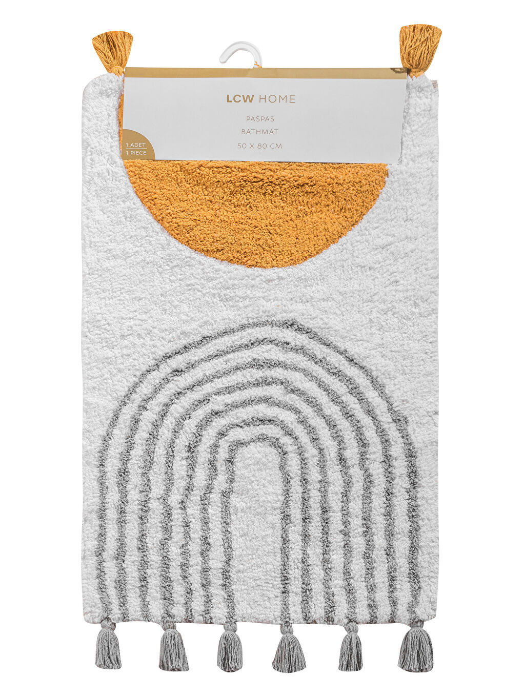 Karışık Püsküllü Banyo Paspası 50x80 cm-4