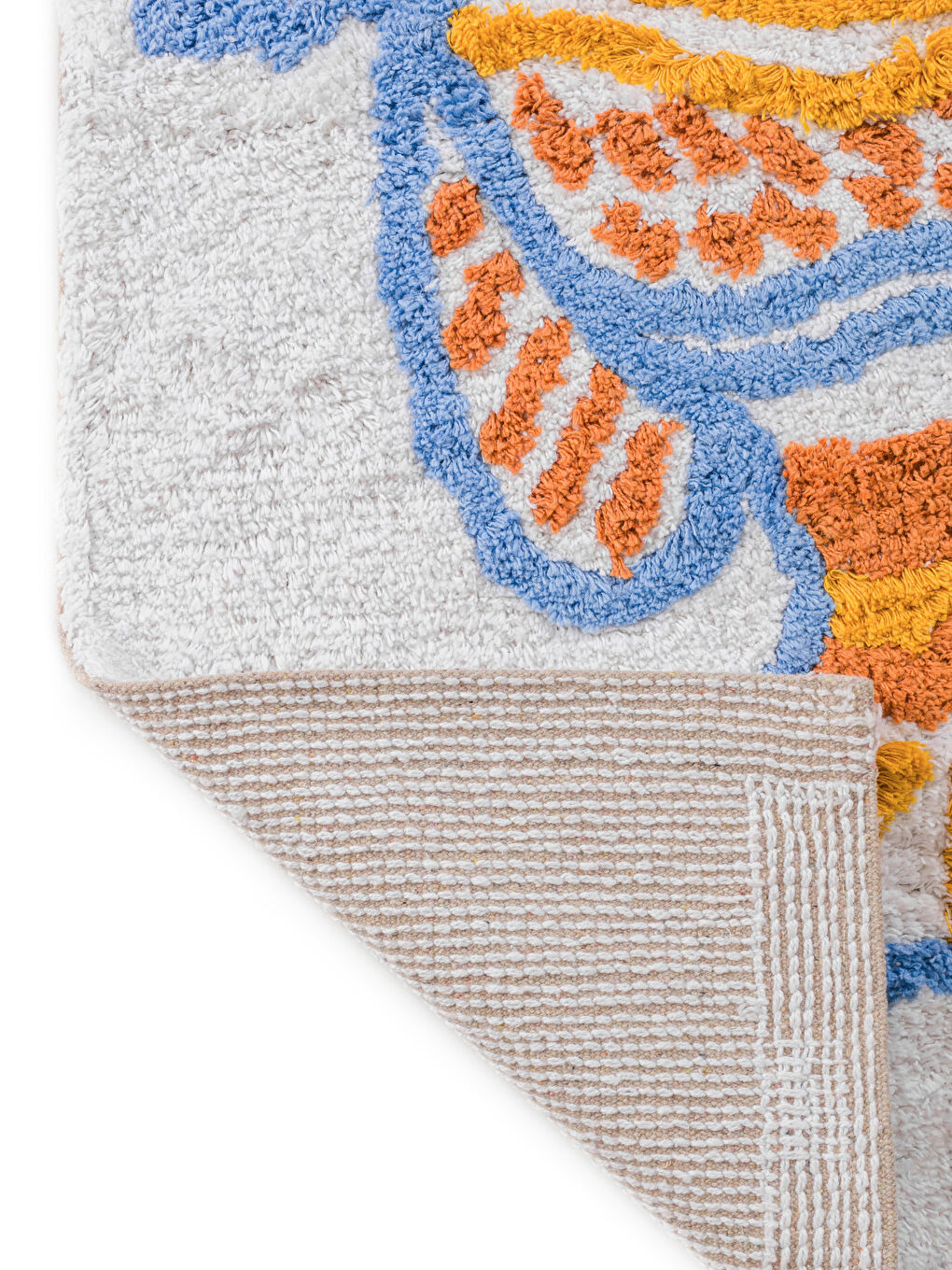 балық кестеленген жуынатын бөлмеге арналған төсеніш 50x80 см-2