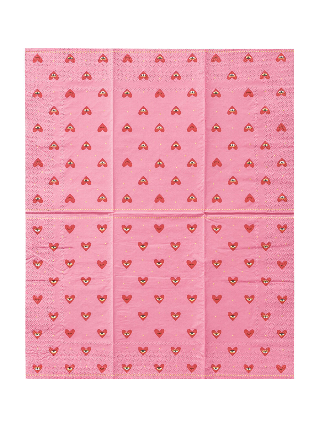 Karışık Kalp Baskılı Kağıt Peçete 20'li-3