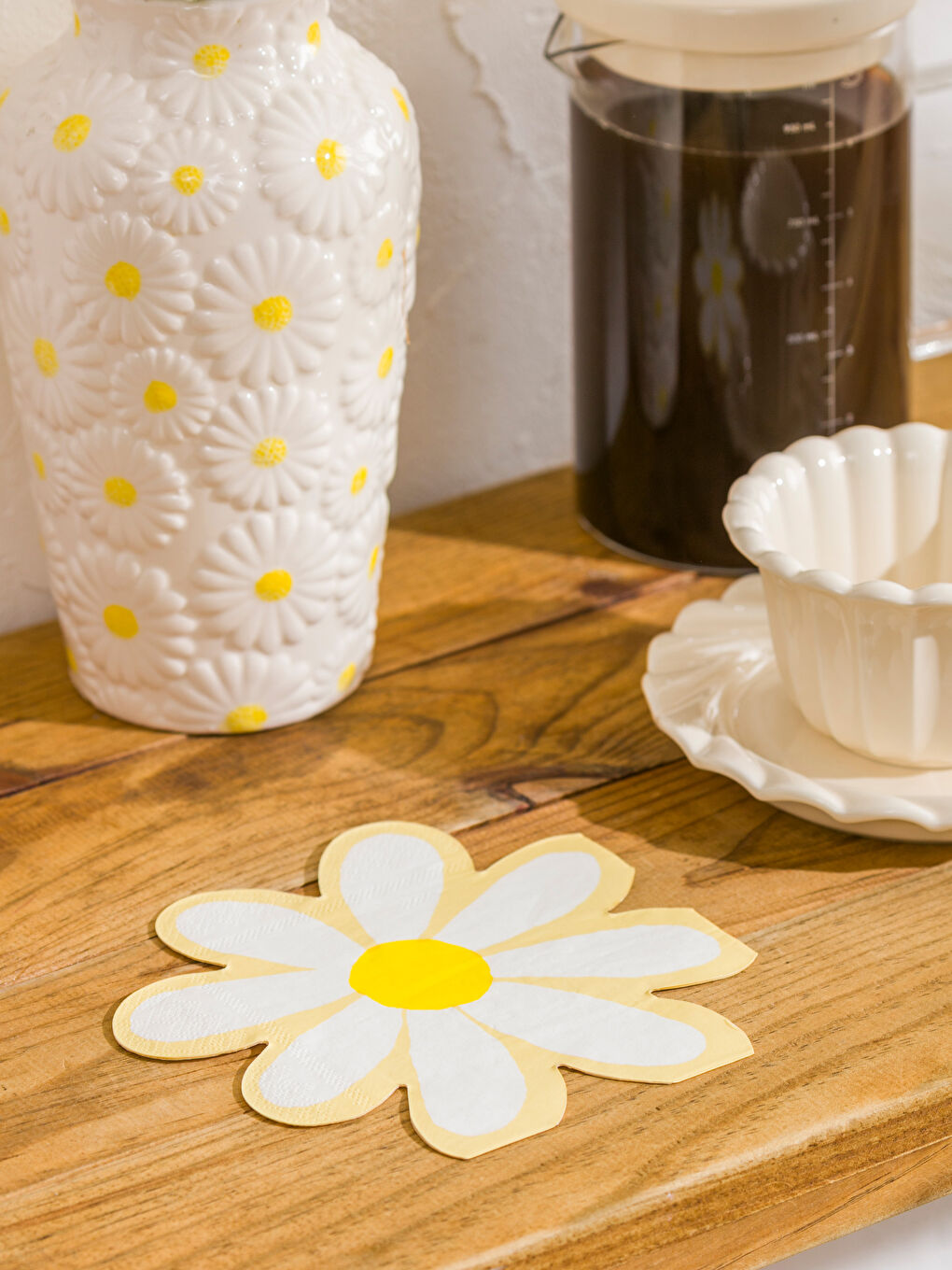 Karışık Çiçek Baskılı Kağıt Peçete 20'li