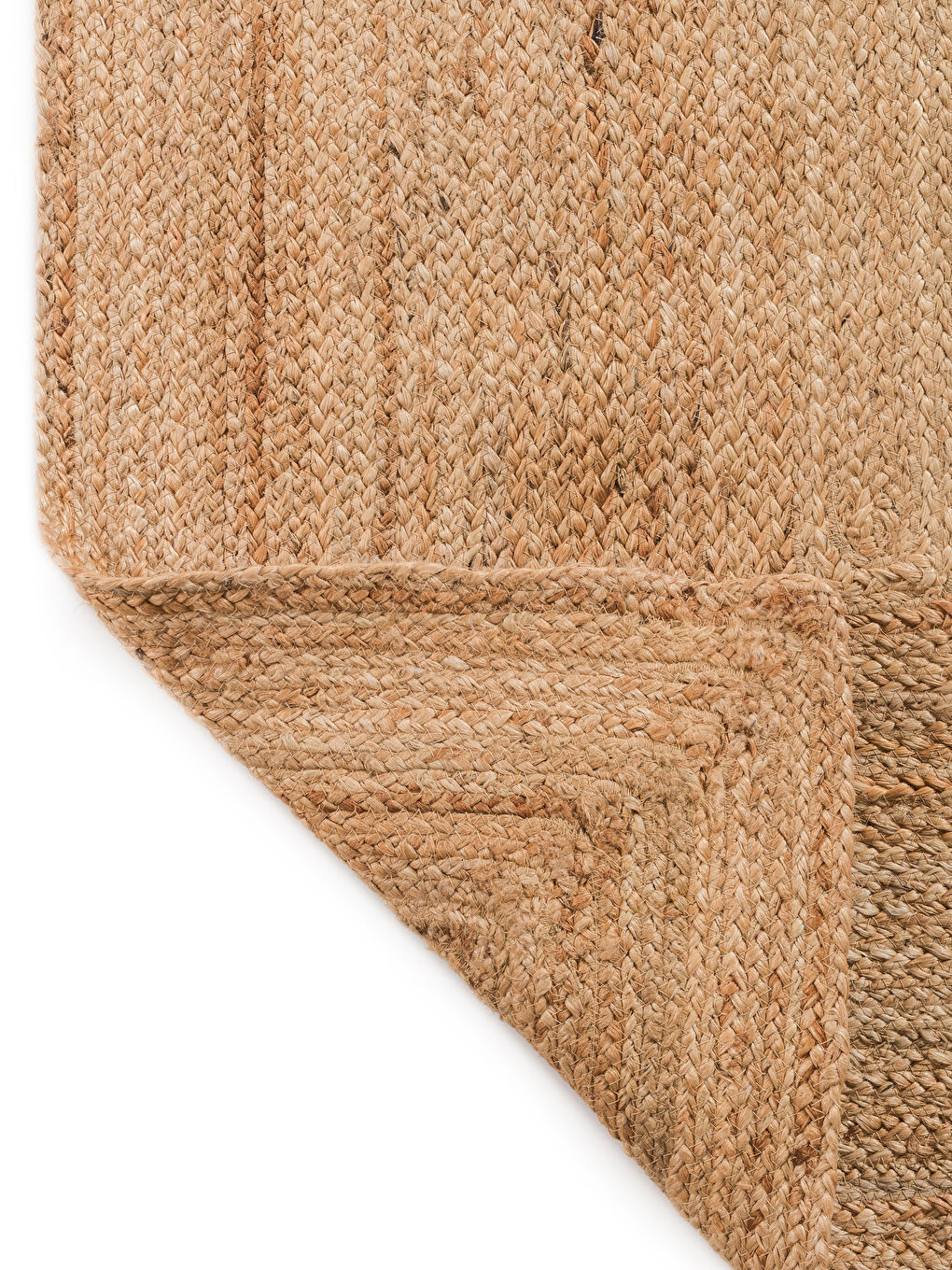Kahverengi Örgü Desenli Halı 80x150 cm-2